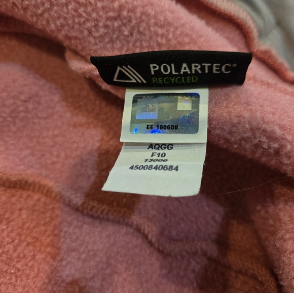 North Face Pink Full Zip Fleece Jacket XL (18) Girls AQGG F10 Explorers Gear - Picture 5 of 7